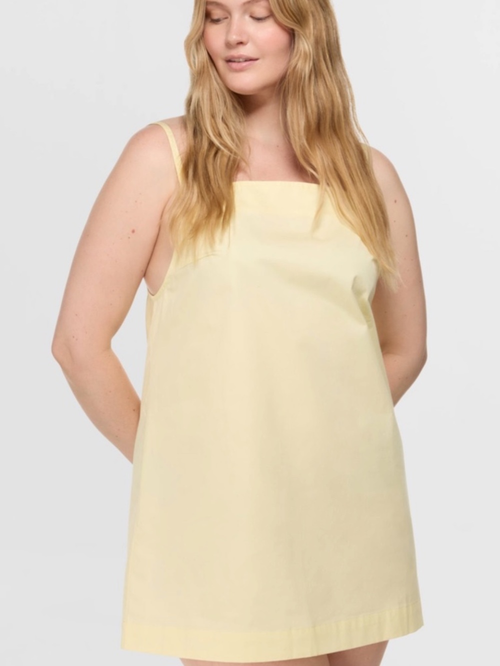 Dairy Boy Yellow Apron Cotton Mini Dress XL